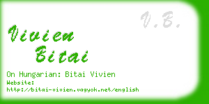 vivien bitai business card